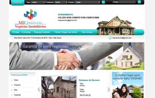 MR Imóveis Negócios Imobiliários - Tatuí